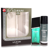 Lomani by Lomani Gift Set -- 3.4 oz Eau De Toilette Spray + 6.7 oz Deodorant Spray (Men)