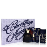 Christian Audigier by Christian Audigier Gift Set -- 3.4 oz Eau De Toilette Spray + .25 oz MIN EDT + 3 oz Body Wash + 2.75 Deodorant Stick (Men)