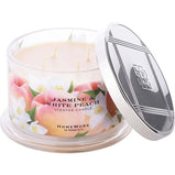 HOMEWORX JASMINE & WHITE PEACH by Slatkin + Co. (UNISEX) - SCENTED CANDLE