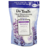 Dr Teal's Ultra Moisturizing Bath Bombs by Dr Teal's Five (5) 1.6 oz Moisture Soothing Bath Bombs with Lavender Essential Oils Jojoba Oil Sunflower Oil (Unisex) 1.6 oz (Men)
