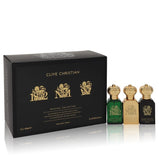 Clive Christian X by Clive Christian Gift Set -- Travel Set Includes Clive Christian 1872 Feminine Clive Christian No 1 Feminine Clive Christian X Feminine all in .34 oz Pure Perfume Sprays (Women)