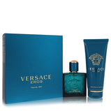 Versace Eros by Versace Gift Set -- 1.7 oz Eau De Toilette Spray + 3.4 oz Shower Gel (Men)