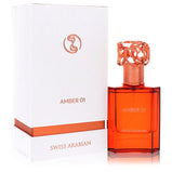 Swiss Arabian Amber 01 by Swiss Arabian Eau De Parfum Spray (Unisex) 1.7 oz (Men)