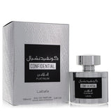 Lattafa Confidential Platinum by Lattafa Eau De Parfum Spray (Unisex) 3.4 oz (Men)