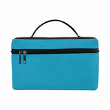 Cosmetic Bag, Blue Green Travel Case