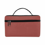 Cosmetic Bag, Cognac Red Travel Case