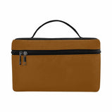 Cosmetic Bag, Chocolate Brown Travel Case