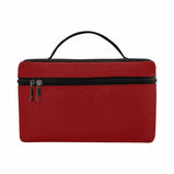 Cosmetic Bag, Maroon Red Travel Case