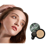 Mushroom Head Air Cushion CC Cream, Natural Moisturizing Foundation for Whitening and Oil Control