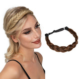 Bohemian Braided Headband, Oversized Classic Wide Braids