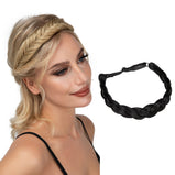 Bohemian Braided Headband, Oversized Classic Wide Braids