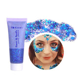 Body Glitter Gel 50 ml, Glitter Sequins Shimmer Liquid Eyeshadow