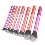 8pcs Makeup Brush Kit Soft Synthetic Hair Make Up Brushes Cosmetic Makeup Tools