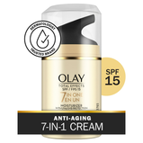 Olay Total Effects Face Moisturizer SPF 15 Sun Protection, All Skin Type, Fragrance-Free, 1.7 fl oz