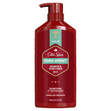 Old Spice Men's 2 in 1 Shampoo and Conditioner for Men, Pure Sport, All Hair Types, 22 fl oz