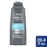Dove Men+Care Hydration Fuel 2-in-1 Shampoo and Conditioner, 20.4 fl oz