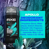 Axe Apollo Long Lasting Antiperspirant Deodorant Stick Twin Pack, Sage and Cedarwood, 3 oz