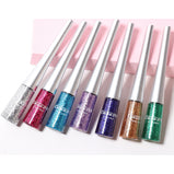 16 Color Glitter Liquid Eyeliner Set Colorful Waterproof Long Lasting Eyeliner