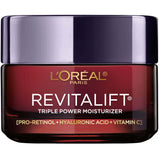 L'Oreal Paris Revitalift Triple Power Anti-Aging Face Moisturizer Cream;  1.7 oz