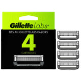 Gillette Labs Men's Razor Blade Refills with Exfoliating Bar;  4 Refills