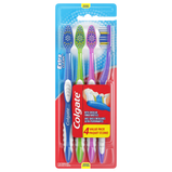 Colgate Extra Clean Flexible Grip Toothbrush;  Medium;  4 Count