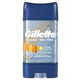 Gillette Clear Gel Antiperspirant Deodorant for Men;  Sport Active;  3.8 oz
