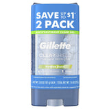 Gillette Antiperspirant and Deodorant for Men;  Powder Rush;  Twin Pack;  3.8 oz