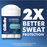 Gillette Clinical Soft Solid Ultimate Fresh Antiperspirant Deodorant;  1.7 oz