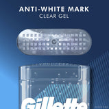 Gillette Clear Gel Mens Antiperspirant Deodorant;  Wild Rain;  3.8 oz