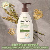 Aveeno Daily Moisturizing Facial Cleanser for Dry Skin, Soothing Oat Face Wash, 12 oz