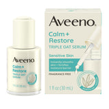 Aveeno Calm + Restore Triple Oat Sensitive Skin Face Serum, 1 fl oz