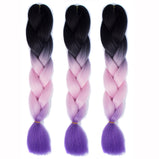 Braids Extensions, Synthetic Hair for Braiding, 24 Inch Hair Strands for Braiding Hair