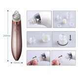 Electric Blackhead Vacuum Pore Cleaner Acne Pimple Remover Strong Suction Tool Electric Blackhead Remover Pore Vacuum Suction Diamond Dermabrasion Face Cleaner