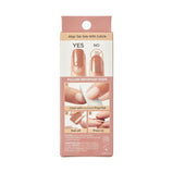 KISS imPRESS Bare but better Medium Almond Gel Press-On Nails, Glossy Light Pink, 30 Pieces