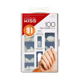 Kiss 100 Acrylic Plain Full-cover Nails (3 Pack, Short Square)
