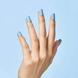 Kiss Impress Color Press-on Manicure, Baby Why so Blue, Short