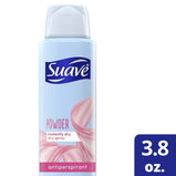 Suave Dry Spray Instantly Dry Powder Antiperspirant Deodorant, 3.8 oz