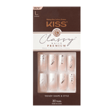 KISS Classy Premium Fake Nails Stunning 30 Count