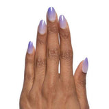 Olive & June Press-On Artificial Nails, Oval Medium, Purple Chrome Gradient, 42 Ct