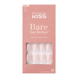 KISS Bare but Better Nude Fake Nails, Nudies, 28 Count