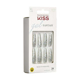 KISS Gel Fantasy Ready-to-Wear Fake Nails, 'Best Friend', 28 Count