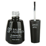 Salon Perfect Nail Polish, Plumping Gel Topcoat, Clear, 0.5 fl oz