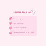 Olive & June Press-on Brush on Glue Bottle