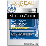 L'Oreal Paris Youth Code Dark Spot Corrector Broad Spectrum SPF 30 Sunscreen, 1.7 oz