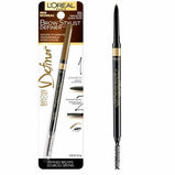 L'Oreal Paris Brow Stylist Definer Waterproof Eyebrow Pencil, Ash Brown, 0.003 fl oz