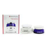 ELIZABETH ARDEN - Visible Difference Day & Night Duo: Refining Moisture Cream Complex 100ml/3.4oz+Good Night's Sleep Restoring Cream 50ml/1.7oz 2pcs