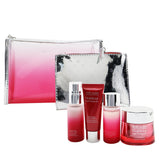 ESTEE LAUDER - Nutritious Super-Pomegranate Reveal A Rosy Radiance Set: Moisture Creme+ Milky Lotion Light+ Lotion+ Cleansing Foam ... 4pcs+2bags