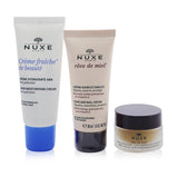 NUXE - Moisture Me Kit: Hand And Nail Cream 30ml + Honey Lip Balm 15g + 48HR Moisturising Cream 30ml VNM00201/022180 3pcs