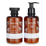 APIVITA - Relaxing Treats Euphoria & Softness Set: Pure Jasmine Shower Gel 250ml+ Pure Jasmine Moisturizing Body Milk 200ml 08669 2pcs