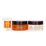 NUXE - Honey Lover Set: Nourishing Body Scrub 175ml + Melting Honey Body Oil Balm 200ml + Candle 70g ANM02305A / 032691 3pcs